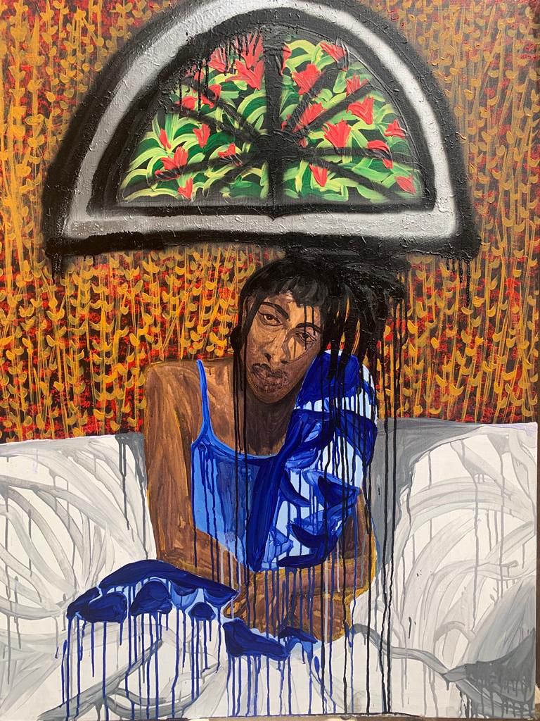 Rekindling Hope: Seated Portrait, 2023